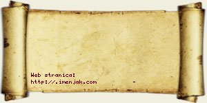 Andreja Pejaković vizit kartica